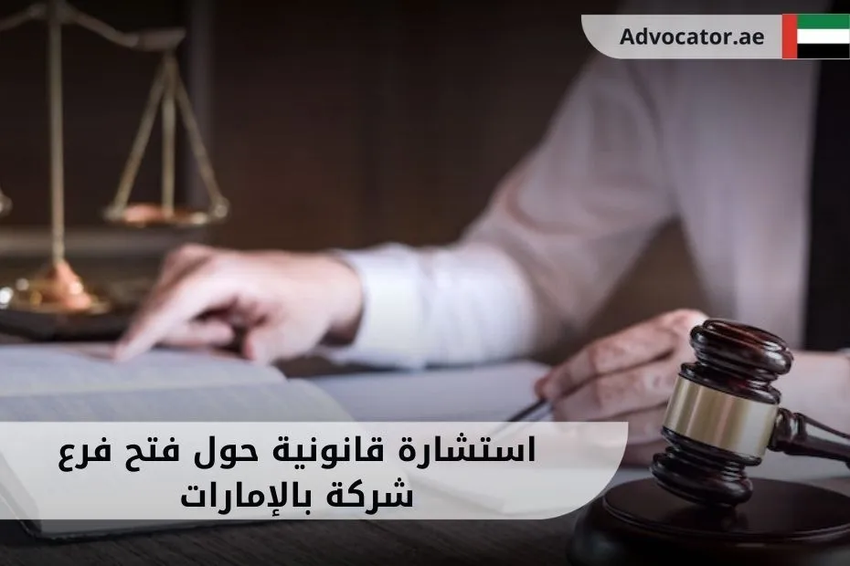 استشارة قانونية حول فتح فرع شركة بالإمارات