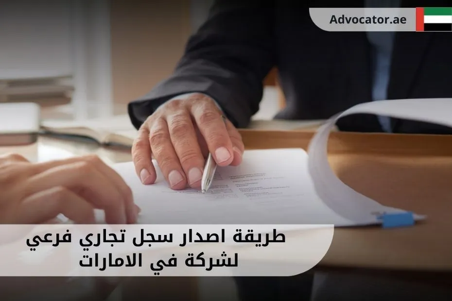 _طريقة اصدار سجل تجاري فرعي لشركة في الامارات