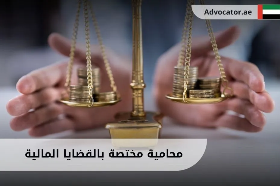 محامية مختصة بالقضايا المالية