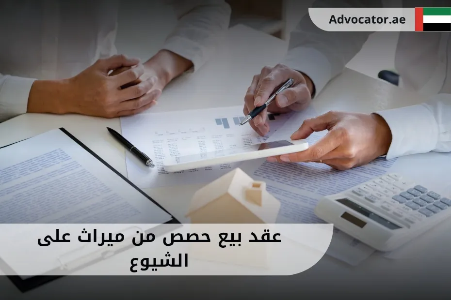 عقد بيع حصص من ميراث على الشيوع في الإمارات