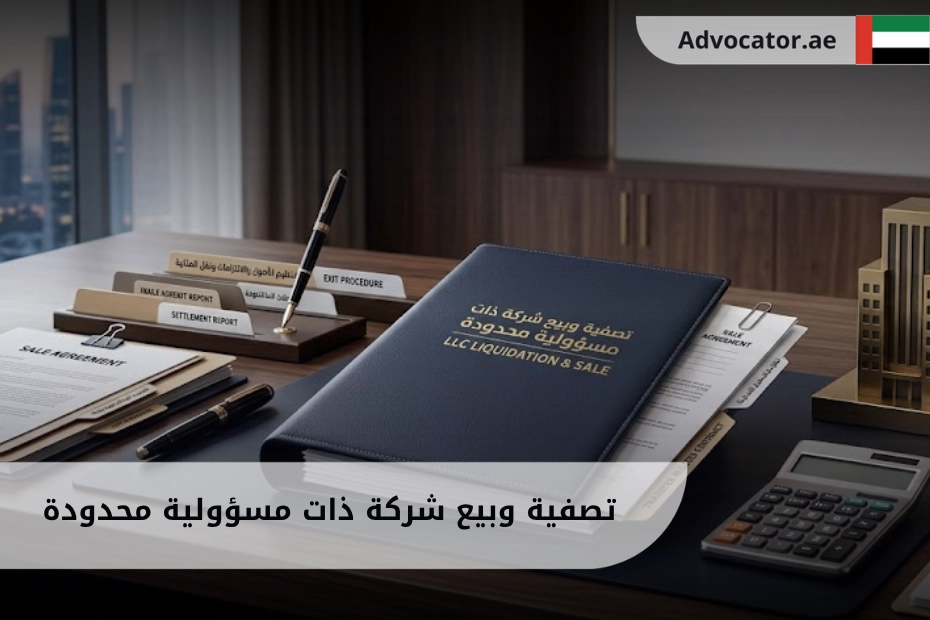 تصفية وبيع شركة ذات مسؤولية محدودة في الامارات